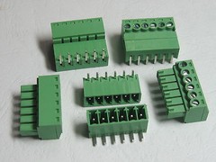 60 pcs Angle 90° 6 pin 3.81mm Screw Terminal Block Connector Pluggable Type New