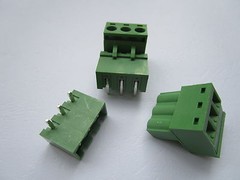 10 pcs Close Angle 3pin 5.08mm Screw Terminal Block Connector Pluggbale Type New