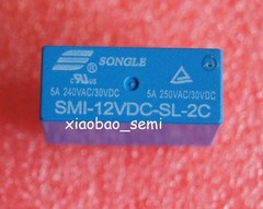 2PCS SMI-12VDC-SL-2C 12VDC ORIGINAL SONGLE Relay 8PIN