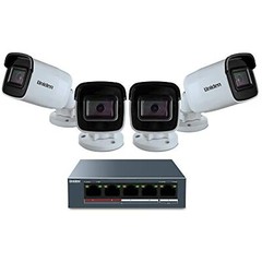 Uniden UC4400 4-Camera Cloud Security System, “DVR Less” Recording with 4