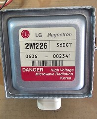 Magnetron And Other Microwave Components, Removed From Older WORKING Microwave
