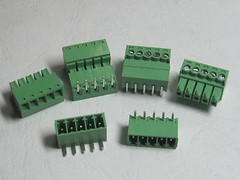 20 pcs Angle 5 pin Pitch 3.81mm Screw Terminal Block Connector Plugable Type New