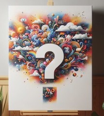 NEW MYSTERY Oil Painting￼ PRODUCT box LUCKEY BOX Signed Artist￼￼ 2024￼ 10 x 10 n