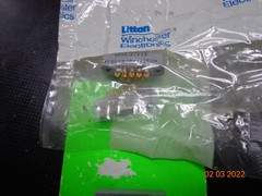 1PC M28748/2 A0001A Mil Spec Connector Plug jack 9 pos Winchester Litton gold