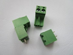 200 pcs Close Straight 2pin 5.08mm Screw Terminal Block Connector Pluggbale Type