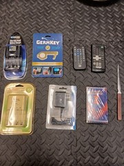 Electronics Lot Battery Chargers Remote Controls Nimh Pads Junk Drawer Lot