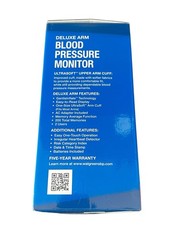Walgreens Deluxe Arm Blood Pressure Monitor WGNBPA-740 Extra Large Display Cuffs
