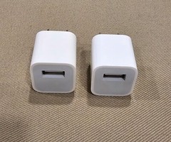 Apple Headphones Wired and 2 Wall Charger Adapter Cube