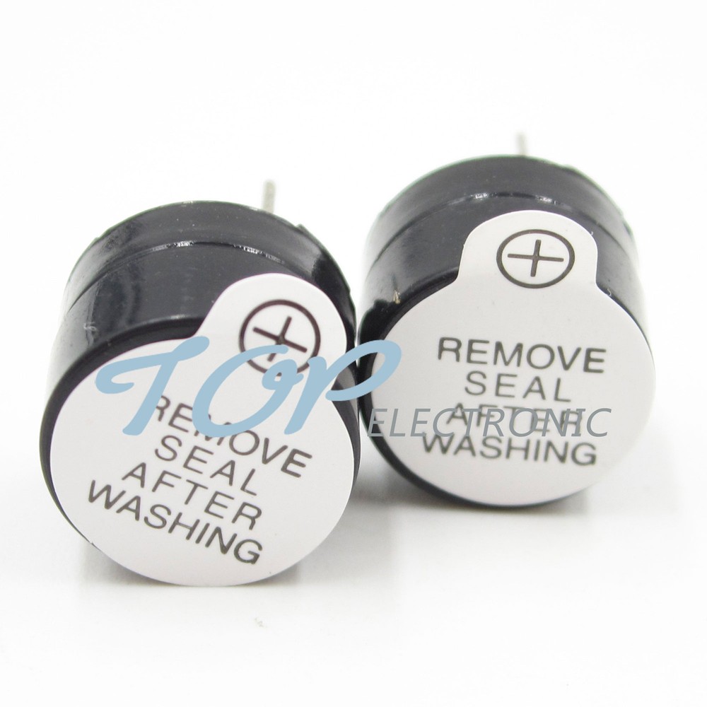 10PCS 12V Active Buzzer Magnetic Long Continous Beep Tone Alarm Ringer 12MM