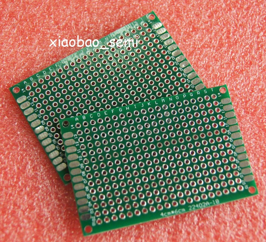 10pcs 4X6 CM Double-side Protoboard Circuit Prototype DIY PCB Bread Board 4 X 6