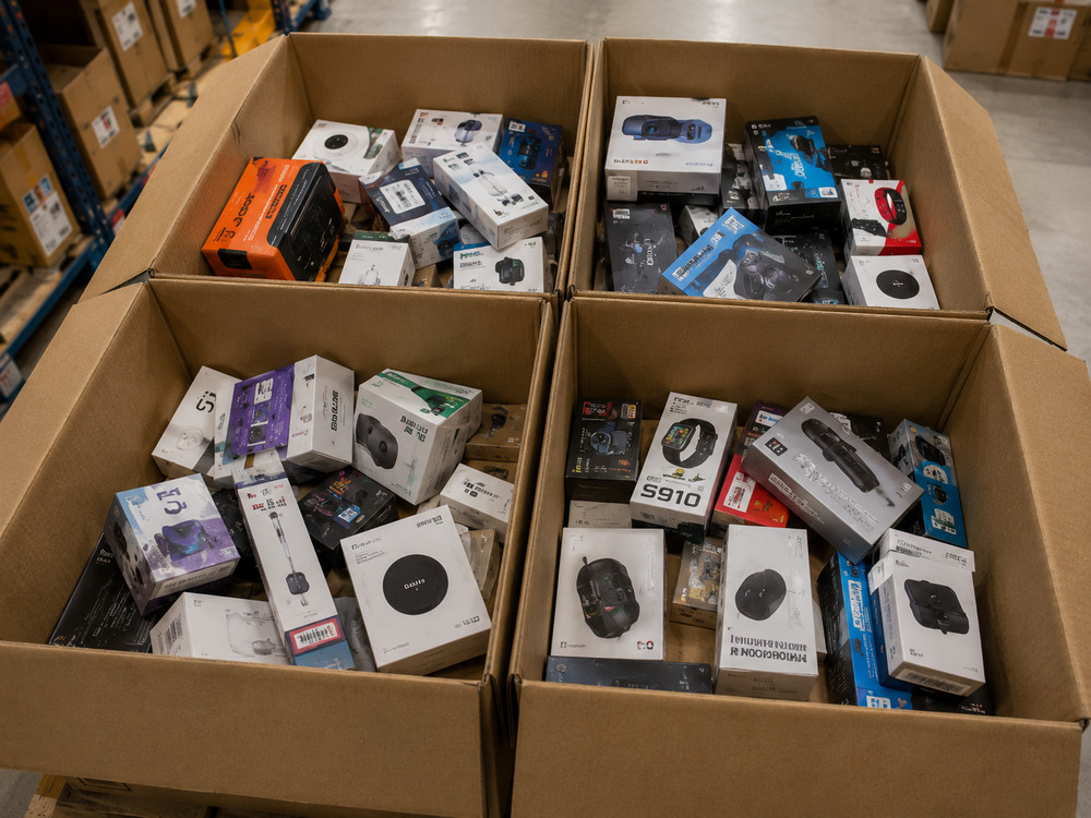 Amazon Returns Consumer Goods Featuring Household Essentials