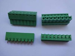 6 pcs 8pin/way 5.08mm Screw Terminal Block Connector Green Pluggable Type