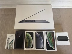 EMPTY BOXES LOT Apple Product– MacBook Pro, iPhones and Apple TV
