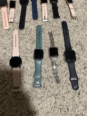 Bulk Lot Of Smart Watches Apple, Samsung, Fitbit, Etc With Accessories