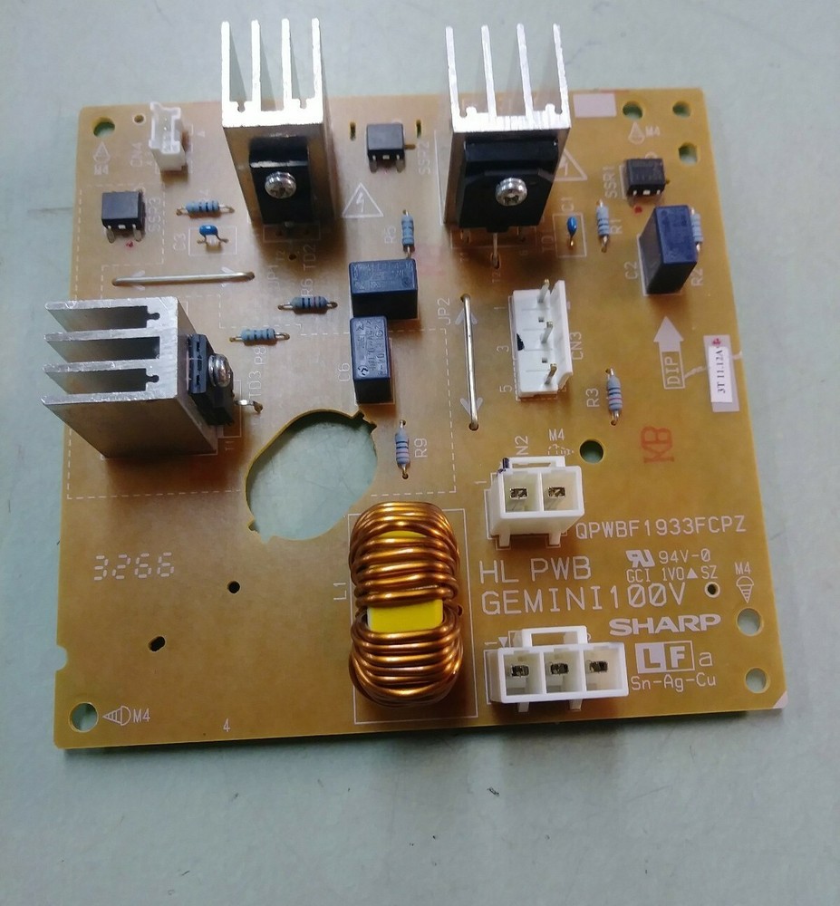 SHARP POWER SUPPLY BOARD GEMINI 100V QPWBF1933FCPZ