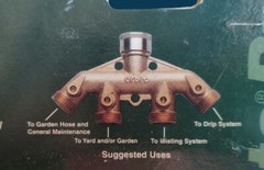 Orbit SunMate Pro62010N Brass Faucet Manifold NEW