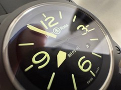 Bell & Ross BR03-92 Nightlum Automatic Watch Black Ceramic Dial Green Lume Date