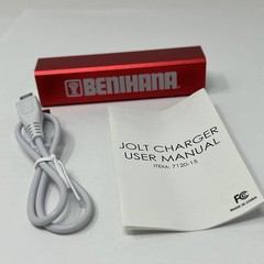 Benihana Branded Jolt Charger With Connector Red Cellphone USB Item: 7120-15