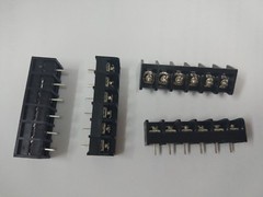 150 pcs Black 6 pin 6.35mm Screw Terminal Block Connector Barrier Type DC29B New