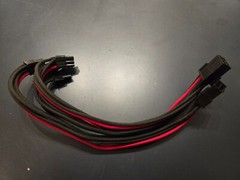 Silverstone Tek Sleeved Extension Power Supply Cable with 1 x 8-Pin to PCI-E 8-P