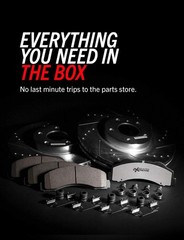Power Stop K2270-26 Rear Z26 Carbon Fiber Brake Pads with Drilled & Slotted B…