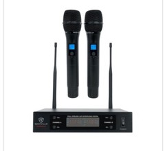 New Rockville VHF DUAL CHANNEL HANDHELD WIRELESS MICROPHONE SYSTEM
