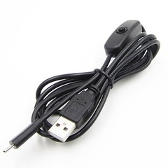 USB to Micro USB with ON/OFF Button Switch Charger Power Cable