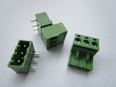 10 pcs Close Angle 3pin 5.08mm Screw Terminal Block Connector Pluggbale Type New