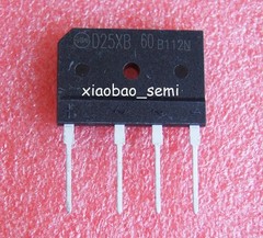 5pcs SHINDENG D25XB60 ZIP-4 General Purpose Rectifiers 600V 25A