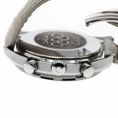 OMEGA Watch Speedmaster 3836.70.36 Chronograph White Dial Men’s w/Warranty Card