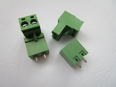 200 pcs Close Straight 2pin 5.08mm Screw Terminal Block Connector Pluggbale Type