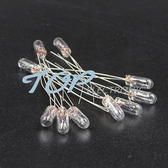 100pcs 3MM bulb tungsten filament bulb 12V ultra-bright incandescent bulbs