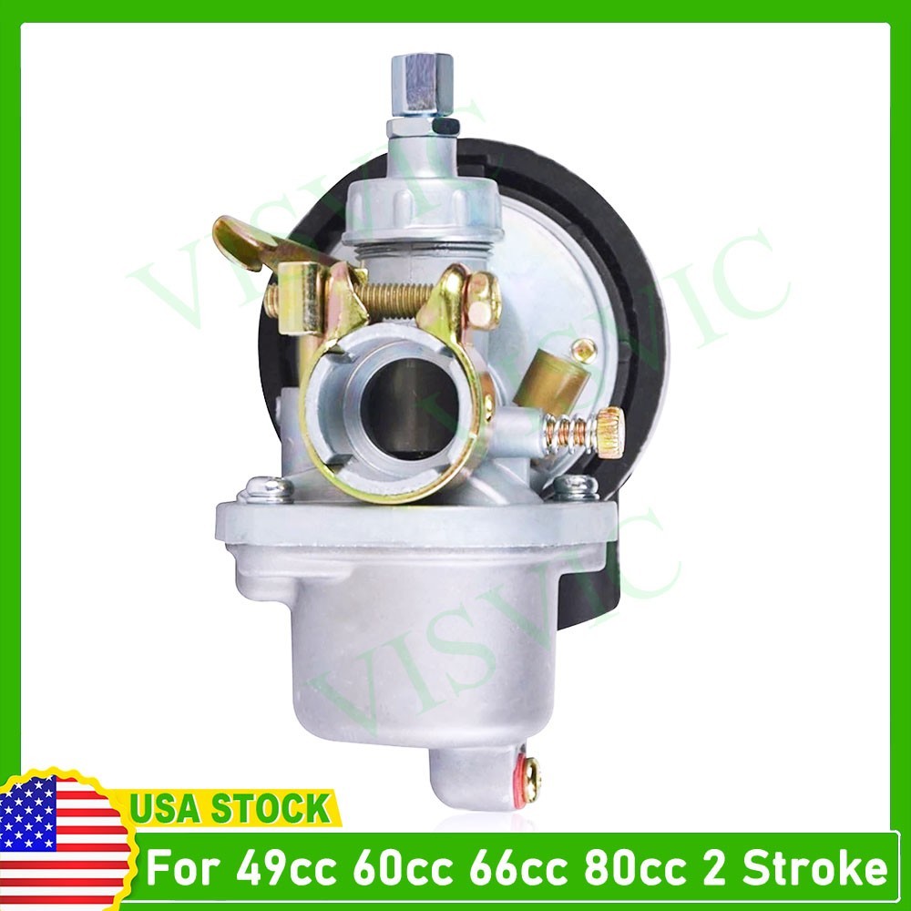 Carburettor with air filter for 2-stroke engines 80cc 66cc 60cc 50cc 49cc