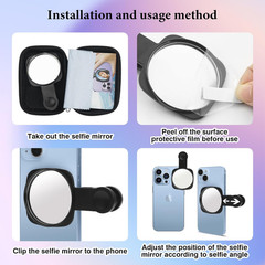 Phone Rear Camera Selfie Mirror – See How You Look in the Back Camera – for High