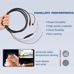 For GARMIN STRIKER 4 4cv 4dv 5cv 5dv 7cv 7dv PowerData Cable 4Pin 010121 G1N