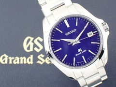 Grand Seiko Discontinued Model Quartz Movement Blue Dial SBGX087 Boxed 38mm