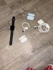 Apple Watch & AirPods Mixed Lot with Chargers, Bluetooth, Compatible with iPhone