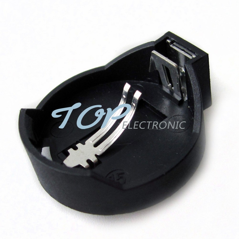 100PCS CR2025 2025 Button Coin Cell Battery Socket Holder Case ROHS