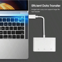 3-In-1 Multi-Functional Type-C Card Reader