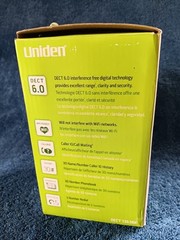 UNIDEN DECT 6.0 Cordless Phone Caller ID Call Waiting 1 Hndset DECT 1363BK BOX