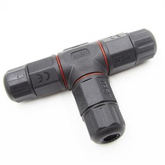 Waterproof Cable Connector 3 Core 220V~380V IP67 Solar Garden Outdoor Junction