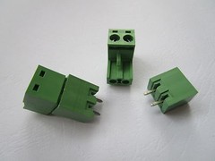 200 pcs Close Straight 2pin 5.08mm Screw Terminal Block Connector Pluggbale Type
