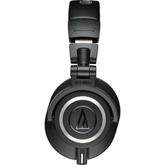 Audio-Technica ATH-M50x Monitor Headphones (Black) with Cleaning Kit, 6Pk Cable