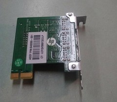 HP 3 Port Powered USB 12V PCI Express Low Profile Card P.N. 640269–001 638945-0