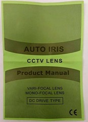 Evetar EVD0358A-ML CCTV Varifocal Lens 3.5-8.0mm F1.4 1/3″ Security Camera Lens