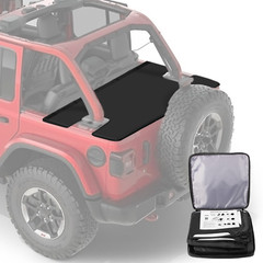 Tonneau Cover Rear Trunk Cover Cargo Soft Cover for Jeep Wrangler JLU 4Door 18+