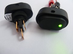 1x Indicator LED Waterproof 30A 12V Rocker Switch G20D