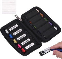 USB Flash Drive Case Soft Material Thumb Drive case 6.3 x 3.54 x 1.18 in