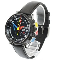 Alain Silberstein LWO5100 Chronograph Bauhaus DayDate Automatic Watch Men’s