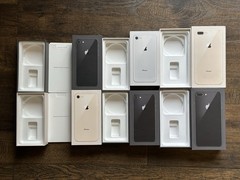Apple iPhone Empty Retail Box Lot 63 boxes (4, 4s, 5c, SE, Xs, 12, 13, 17, Etc.)